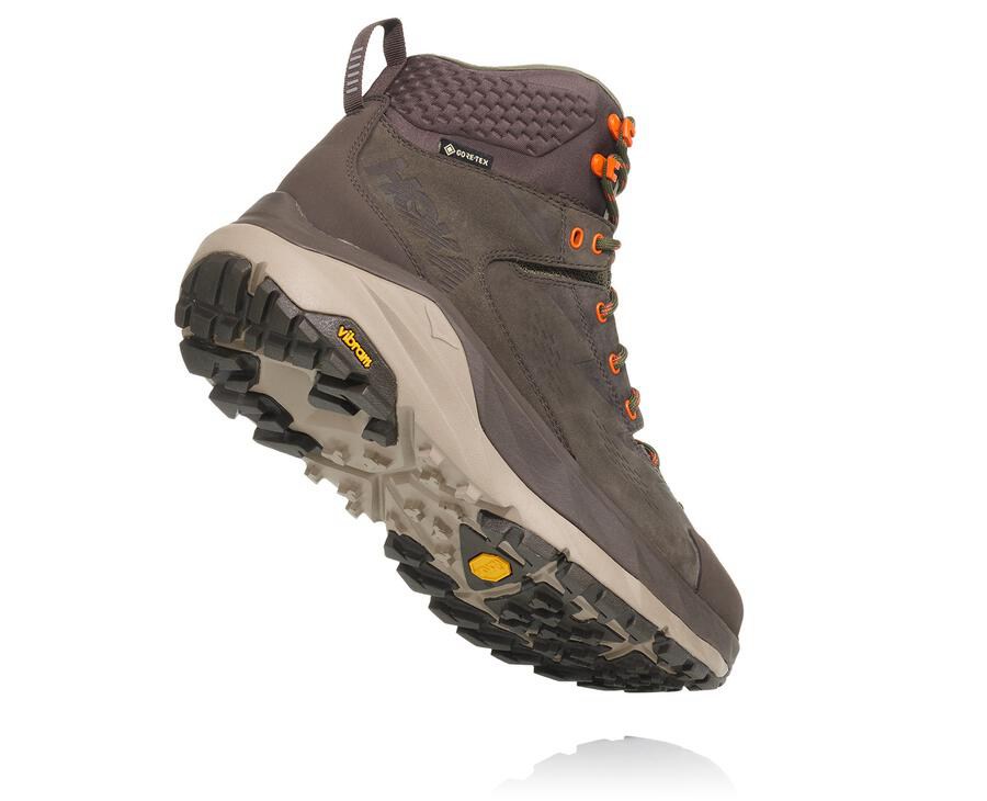 Hoka One One Turisticke Topanky Panske Hnede - Kaha GORE-TEX - 15823-ZYAD